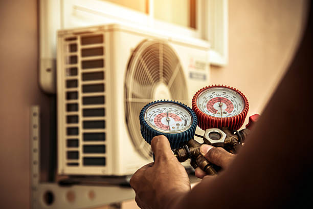 Professional Air Conditioning Service technician working in Long Valley, NJ